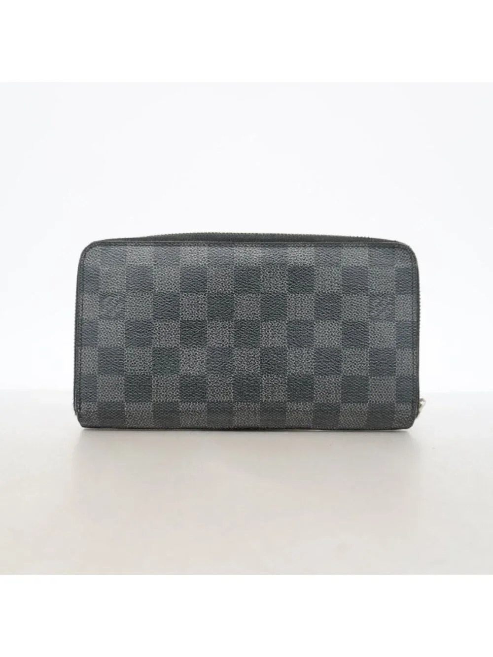 Louis Vuitton Wallet Damier Graphite Zippy Organizer Black Gray